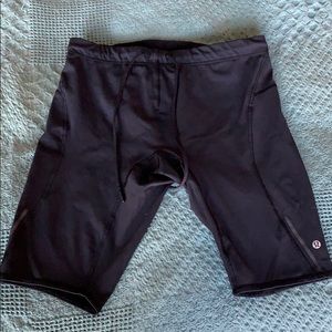 LuLuLemon athletica mens XL biker shorts black